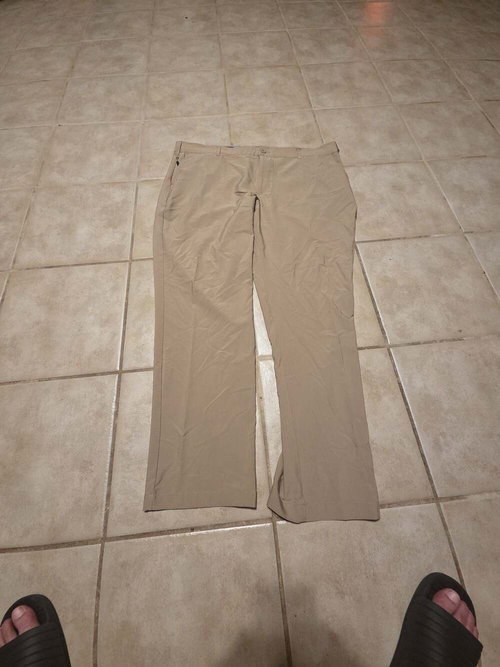 Birdie Bound Mens Khaki Golf Pants Size 40x30